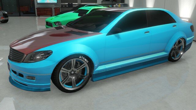 Blue Benefactor Schafter Custom