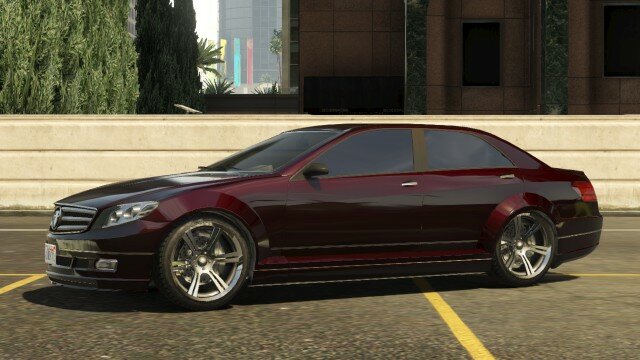 Dark Red Benefactor Schafter Side