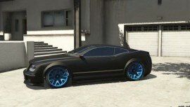 Enus Cognoscenti Cabrio Blue Rims