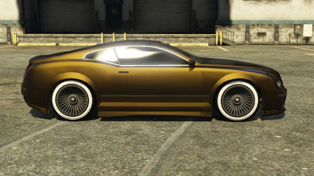 Enus Cognoscenti Cabrio Gold and Custom Rims