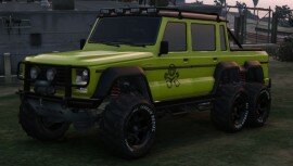 Benefactor Dubsta 6x6 Green Paint