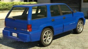 Blue Albany Cavalcade 1 Classic Rear View