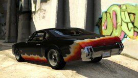 Declasse Stallion Modded GTA 5 Rear