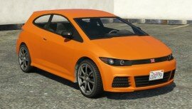 Orange Dinka Blista Front View