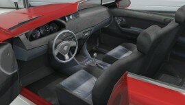 Red Lampadati Felon GT Interior