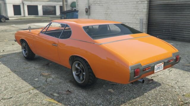 Stallion GTA 5 Rear