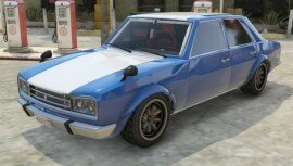 Blue Stripe Vulcar Warrener Custom