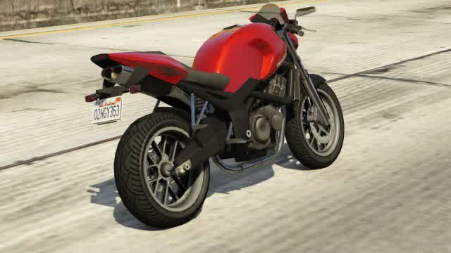 Pegassi Ruffian GTA 5 Rear View