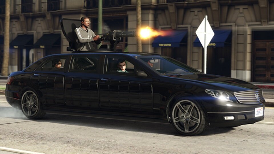 Benefactor Turreted Limo GTA Online Executive and Other Criminals